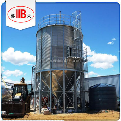 품질  Bulk Grain Storage Silo Bin Corn / Wheat Galvanized Steel Silo, Grain Storage Steel Hot Galvanized Steel Plate Used, Used CN; ZIBO, SHANDONG 공장